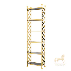 Этажерка Cabinet Skyler gold finish 110068