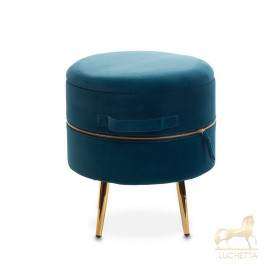 Пуфик Stockholm big с молнией (NAVY BLUE)