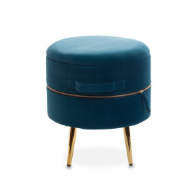 Пуфик Stockholm big с молнией (NAVY BLUE)