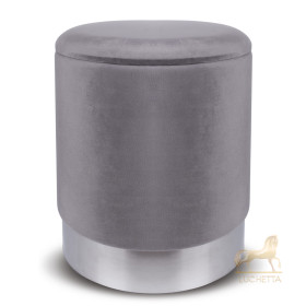 Пуф Oslo (серебро)