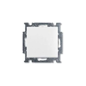 Переключатель одноклавишный? проходной (с 2-х мест)? ABB Basic 55, белый