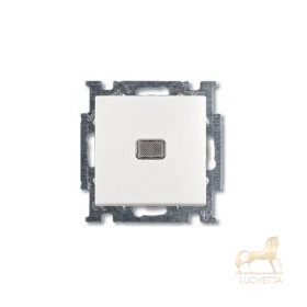 Выключатель одноклавишный с индикацией? ABB Basic 55, белый