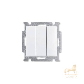 Выключатель трехклавишный? ABB Basic 55, белый