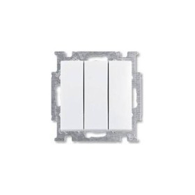 Выключатель трехклавишный? ABB Basic 55, белый