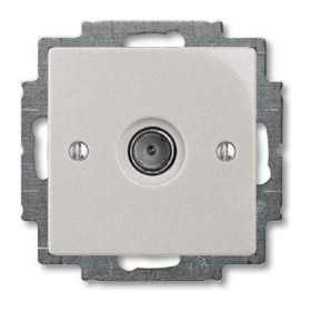 Розетка TV оконечная? ABB Basic 55, шампань/металлик