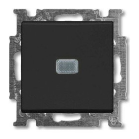 Выключатель одноклавишный с индикацией? ABB Basic 55, шато