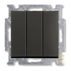 Выключатель трехклавишный? ABB Basic 55, шато