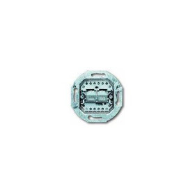 Механизм двойной телефонной розетки (8-пол) наклонной ABB