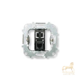 Механизм одинарной компьютерной розетки (RJ45) 8 контактов, кат 5е ABB Niessen Tacto