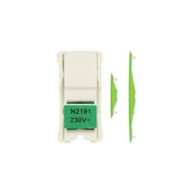 ABB Niessen Zenit Блок светодиодной подсветки для выкл. и кнопок, цвет линзы зелёный (2шт для 2кл)