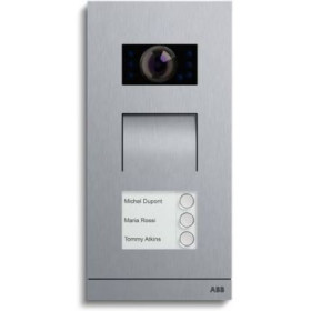 ABB Welcome - Станция вызывная, видео, однокл., цвет Сталь