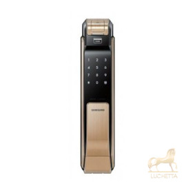 Электронный дверной замок Samsung SHS-P718 XBG Gold