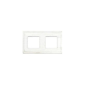 Рамка на 2 поста гор/верт FEDE MADRID, white decape