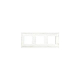 Рамка на 3 поста гор/верт FEDE MADRID, white decape