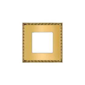Рамка на 1 пост гор/верт FEDE TOLEDO, real gold