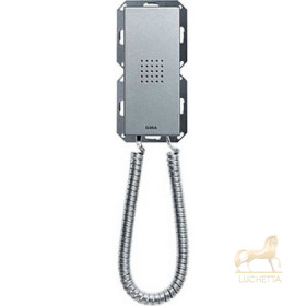Gira Алюминий Домофонная станция Standard с трубкой