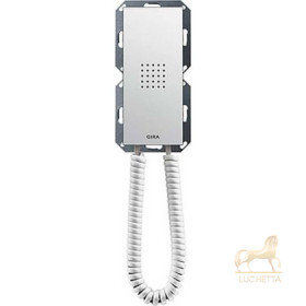 Gira S-55 Бел глянц Домофонная станция Standard с трубкой