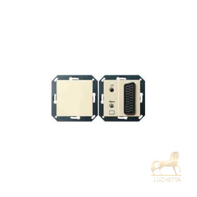 Gira S-55 Крем глянц ТВ-шлюз TV-Gatteway