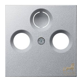 Накладка TV/FM/SAT розетки Gira System 55, алюминий