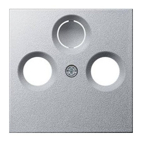 Накладка TV/FM/SAT розетки Gira System 55, алюминий