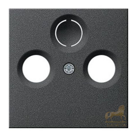 Накладка TV/FM/SAT розетки Gira System 55, антрацит