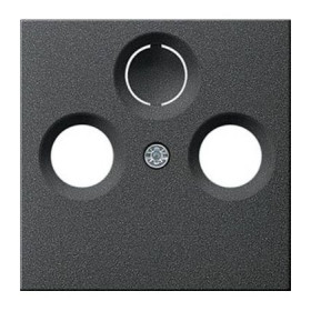 Накладка TV/FM/SAT розетки Gira System 55, антрацит