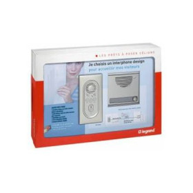 Комплект аудиодомофона на 1квартиру, серый Legrand 63301