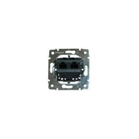 Информационная розетка RJ 45 - категория 5e - UTP - 2 коннектора - монтаж на винтах, Legrand Galea Life