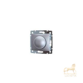 Светорегулятор поворотный 40-400W для л/н (вкл поворотом) Legrand Valena, алюминий
