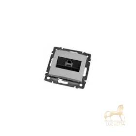 Информационная розетка RJ 45 - категория 5e - UTP - 1 выход - на винтах Legrand Valena, белый