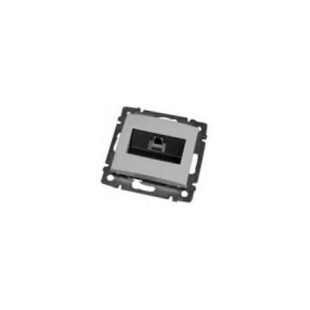 Информационная розетка RJ 45 - категория 5e - UTP - 1 выход - на винтах Legrand Valena, белый