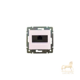 Информационная розетка RJ 45 - категория 5e - UTP - 1 выход - с захватами Legrand Valena, белый