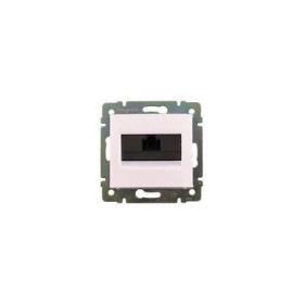 Информационная розетка RJ 45 - категория 5e - UTP - 1 выход - с захватами Legrand Valena, белый