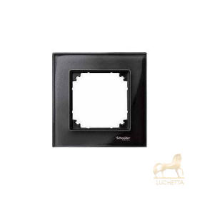 Merten M-Elegance Стекло Черный оникс Рамка 1-я