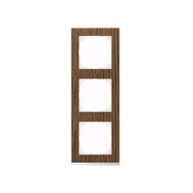 Merten M-Pure Decor 3-постовая рамка, дуб/белый