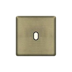 Монтажная плата для выключателя тумблерного типа с 1 коннектором FEDE, antic silver + black
