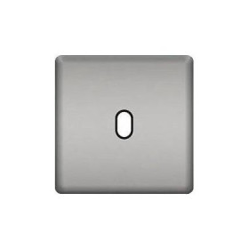 Монтажная плата для выключателя тумблерного типа с 1 коннектором FEDE, bright chrome + black