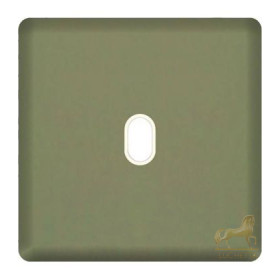 Монтажная плата для выключателя тумблерного типа с 1 коннектором FEDE, green olive + beige