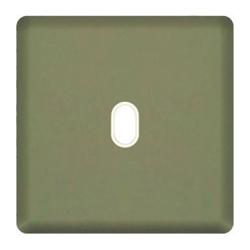 Монтажная плата для выключателя тумблерного типа с 1 коннектором FEDE, green olive + beige
