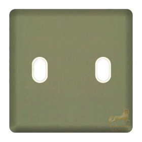 Монтажная плата для выключателя тумблерного типа с 2 коннекторами FEDE, green olive + beige