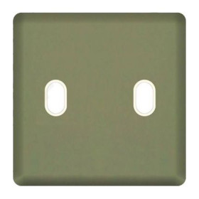 Монтажная плата для выключателя тумблерного типа с 2 коннекторами FEDE, green olive + beige