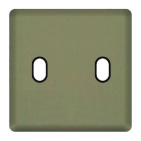Монтажная плата для выключателя тумблерного типа с 2 коннекторами FEDE, green olive + black