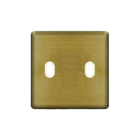 Монтажная плата для выключателя тумблерного типа с 2 коннекторами FEDE, matt patina + beige