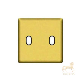 Монтажная плата для выключателя тумблерного типа с 2 коннекторами FEDE, real gold + black