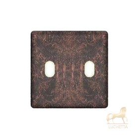 Монтажная плата для выключателя тумблерного типа с 2 коннекторами FEDE, rustic cooper + beige
