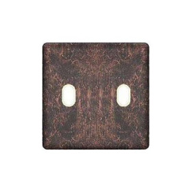 Монтажная плата для выключателя тумблерного типа с 2 коннекторами FEDE, rustic cooper + beige
