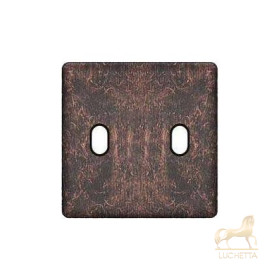 Монтажная плата для выключателя тумблерного типа с 2 коннекторами FEDE, rustic cooper + black