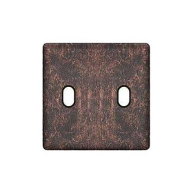 Монтажная плата для выключателя тумблерного типа с 2 коннекторами FEDE, rustic cooper + black