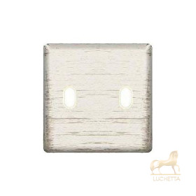 Монтажная плата для выключателя тумблерного типа с 2 коннекторами FEDE, white decape + beige