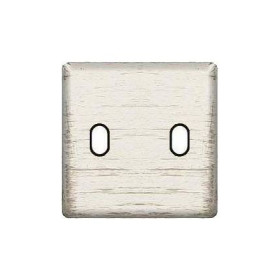 Монтажная плата для выключателя тумблерного типа с 2 коннекторами FEDE, white decape + black